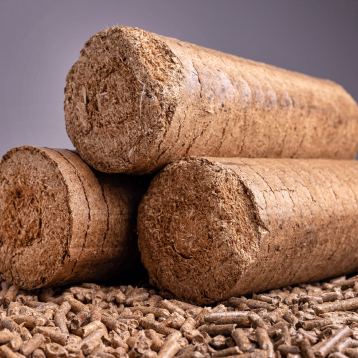 Groundnut Shell Briquettes